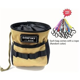 Resim Willowhaven Polyester Bike Handlebar Bag Khaki 600d Polyester Mesh Ön Depolama Bisiklet Kampçılık 17x15x9cm Haki 