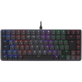 Resim Rampage Granıte Siyah/gri Red Switch Klavye 