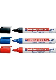 Resim 360xl Beyaz Tahta Kalemi 3'lü Set 1 Mavi+ 1 Siyah +1 Kırmızı 3 Renk 