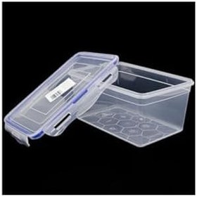 Resim 1,4 Litre 17×12 cm Sızdırmaz Hava Geçirmez Sağlam Dikdörtgen Saklama Kabı 