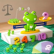 Resim Interaktif Froggy Balance Matematik Öğrenme Kiti - Sayı Blokları, Bulmacalar ve Renkli Görseller ile Bilişsel ve Mantıksal Eğitim - Ekleme ve Çıkarma Arithmetik Öğretimi için İdeal, Frog Math 