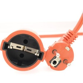 Resim Tek-iş 20 Metre Uzatma Kablosu 3 X 1 Mm Ttr Bakır Kablo Erkek Fiş Dişi Fiş Baskılı Seyyar Ara Kablo Diğer 