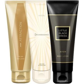 Resim Avon Attraction + Incandessence + Little Black Dress Vücut Losyonu Set 