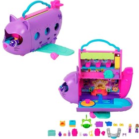 Resim Polly Pocket Minik Kedi Havayolları Oyun Seti HWP19 