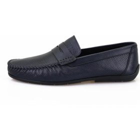 Resim Desa Daniel Lacivert Erkek Deri Loafer 