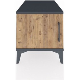 Resim Kronos Komodin Tek Kapaklı 44x59x48 Antrasit-çam Antrasit 