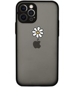 Resim mooodcase Iphone 12 Uyumlu Kamera Lens Korumalı Papatya Desenli Lüx Telefon Kılıfı 