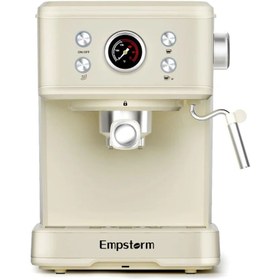 Resim Empstorm Buhar Basınçlı Kahve Makinesi BEYAZ 