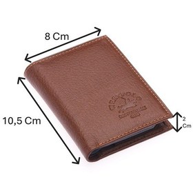 Resim Westpolo Hakiki Deri Kağıt Para Ve Bol Şeffaf Kart Bölmeli Unisex Kartlık - Taba Taba 