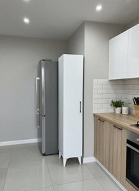 Resim Modern 6 Raf'lı Mutfak & Banyo Çok Amaçlı Kullanılabilen Tek Kapaklı Dolap 