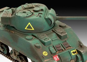 Resim Revell 1:76 Maket Sherman Firefly Diorama Model Kit 03299 