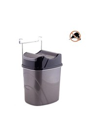 Resim Dolap Kapağına Asmalı Çöp Kovası Organizer Gri 