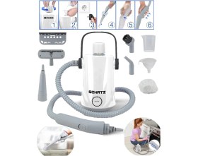 Resim Schatz 1000W Easyfix Series Profesyonel Buharlı Temizleyici Buharlı Temizlik Makinesi Beyaz B1000ESY 