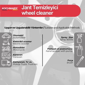 Resim Kochmaier Jant Temizleyici ve Parlatıcı - Hassas Yüzey Dostu, Hafif Kir Sökücü - 20 Litre 