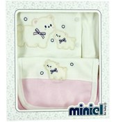 Resim Minikel Happy Bear Yenidoğan 5'li Zıbın Takımı 