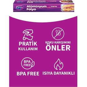 Resim Alüminyum Folyo 8 Mt İkili Set 