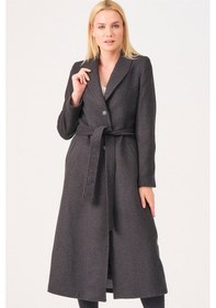 Resim Dewberry Bayan Palto Z6681 Antrasit 