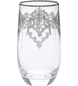 Resim Decorium Ars 614 Palas Meşrubat Bardağı Platin 6 Li 