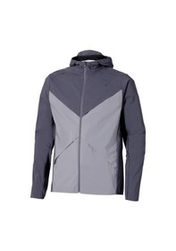Resim Mizuno Tech Thermal Charge Erkek Kapüşonlu Yağmurluk Gri Çok Renkli 