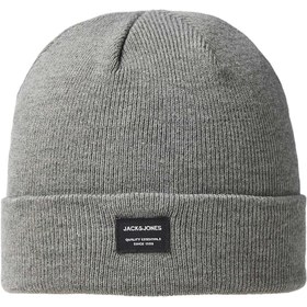 Resim Jack & Jones DNA Erkek Gri Bere (12092815-GM) 