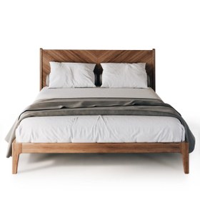 Resim Lora Bed Frame - Oak / 160x200 