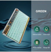 Resim Xindoker "mini Bluetooth Klavye - Rainbow Aydınlatmalı, Çoklu Cihaz Uyumlu, Taşınabilir Ve Kablosuz" 