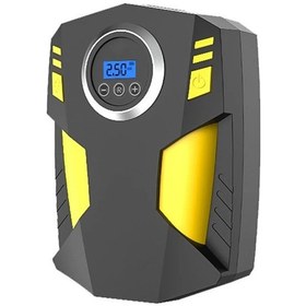 Resim Enraco St-5002 Dijital Basınç Göstergeli Oto Lastik Şişirme Pompası Hava Kompresörü 