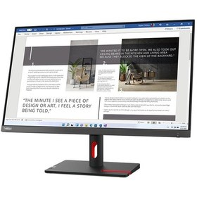 Resim Lenovo ThinkVision S27i-30 63DFKAT4TK 27" 4 MS 100 Hz Full HD IPS LED Monitör 