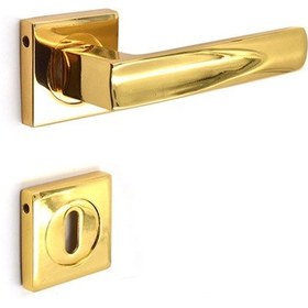 Resim Özen Bon Kapı Kolu Oda Tipi Altın Zamak 