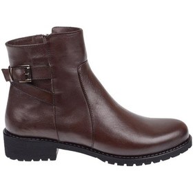 Resim Pullman Hakiki Deri Kadın Bot Brc-6035 Kahve Kahve 