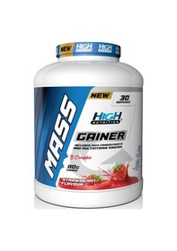 Resim Mass Gainer 3600 Gr Hacim Kütle Kas Karbonhidrat Tozu Çilek Aromalı 