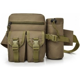 Resim Kanvas Çok Fonksiyonlu Bel Çantası Haki 855830 Yeşil 