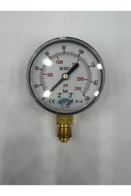 Resim SCOTT Ø 40 mm Kuru Tip Manometre 1/8'' Alttan Bağlantılı 304 Inox Pirinç Mekanizma ( 0 .....160Bar ) 