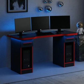 Resim X-Force Phoenix 2 Çekmeceli Oyuncu Masası Rgb LED Işıklı - Set 2 