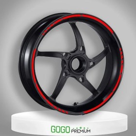 Resim Reflektör Kırmızı Kesik 1 Set Jant Şeridi 