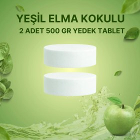 Resim Saban 2x500 Gram - Yeşil Elma Kokulu, Nem Alıcı Rutubet Ve Küf Önleyici Yedek Tablet 