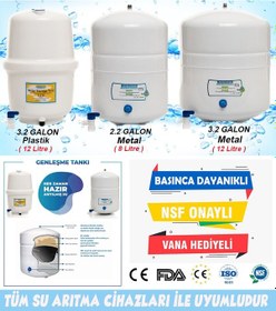 Resim Su Artıma Cihazı 2.2 Galon Metal Tank 8 Litre 