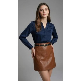 Resim Livize %100 Hakiki Deri Kadın Kemeri 2 cm - Antik Sarı Tokalı Şık & Günlük Kullanım 