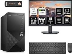 Resim Dell VOSTRO 3910 AE7630DT3910S449 i7 12700 64GB RAM 2TB SSD GT730 4GB 23.8" W11P MASAÜSTÜ BİLGİSAYAR 