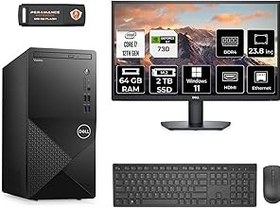 Resim Dell VOSTRO 3910 AE7630DT3910S449 i7 12700 64GB RAM 2TB SSD GT730 4GB 23.8" W11P MASAÜSTÜ BİLGİSAYAR 