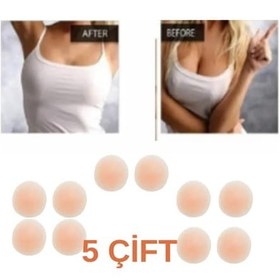 Resim Mucit Home 5 Çift Silikon Göğüs Ucu Gizleyici Ve Kapatıcı Gizleyici Aparat 