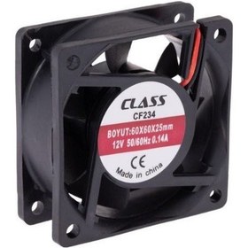 Resim Fan - Class 60X60X25Mm Dc 12V 0.14Amp 