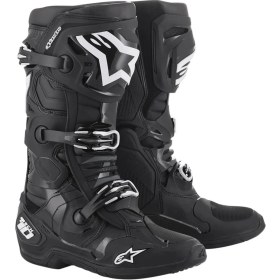 Resim Alpinestars Tech 10 Kros Motosiklet Botu Siyah 