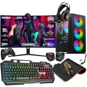 Resim Zeiron xTreme V1 Ryzen 7 5700X 16GB RAM 1TB M.2 Nvme SSD Gtx1660 6GB 24" 165Hz Oyuncu Masaüstü Bilgisayar 