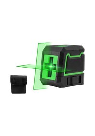 Resim Yifomall B Tipi 2 Çizgi Yeşil Işık Lazer Seviye Cihazı, Otomatik Hizalama, Ip54 Koruma, Kumaş Çanta İçerir Pil Yok 
