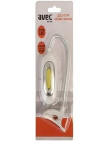 Resim Avec Av-266 3W Cob Ledli Kitap Okuma Lambası Beyaz - Siyah 