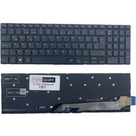 Resim Dell İle Uyumlu Inspiron 17-5765, 17-5767, 17-5770, 17-5775, 17-7566 Işıklı Klavye Siyah Tr 