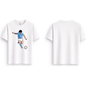 Resim Rabona Fashion Napoli Maradona Efsanesi Tişört 