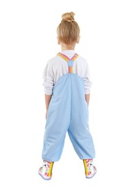 Resim Denokids Çiçekli Kız Çocuk Su Geçirmez Yağmur Tulumu Renkli 