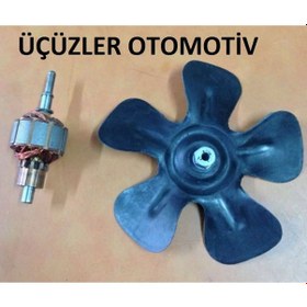 Resim .M124 Silgeç Motor Kollektör Ve Pervanesi 